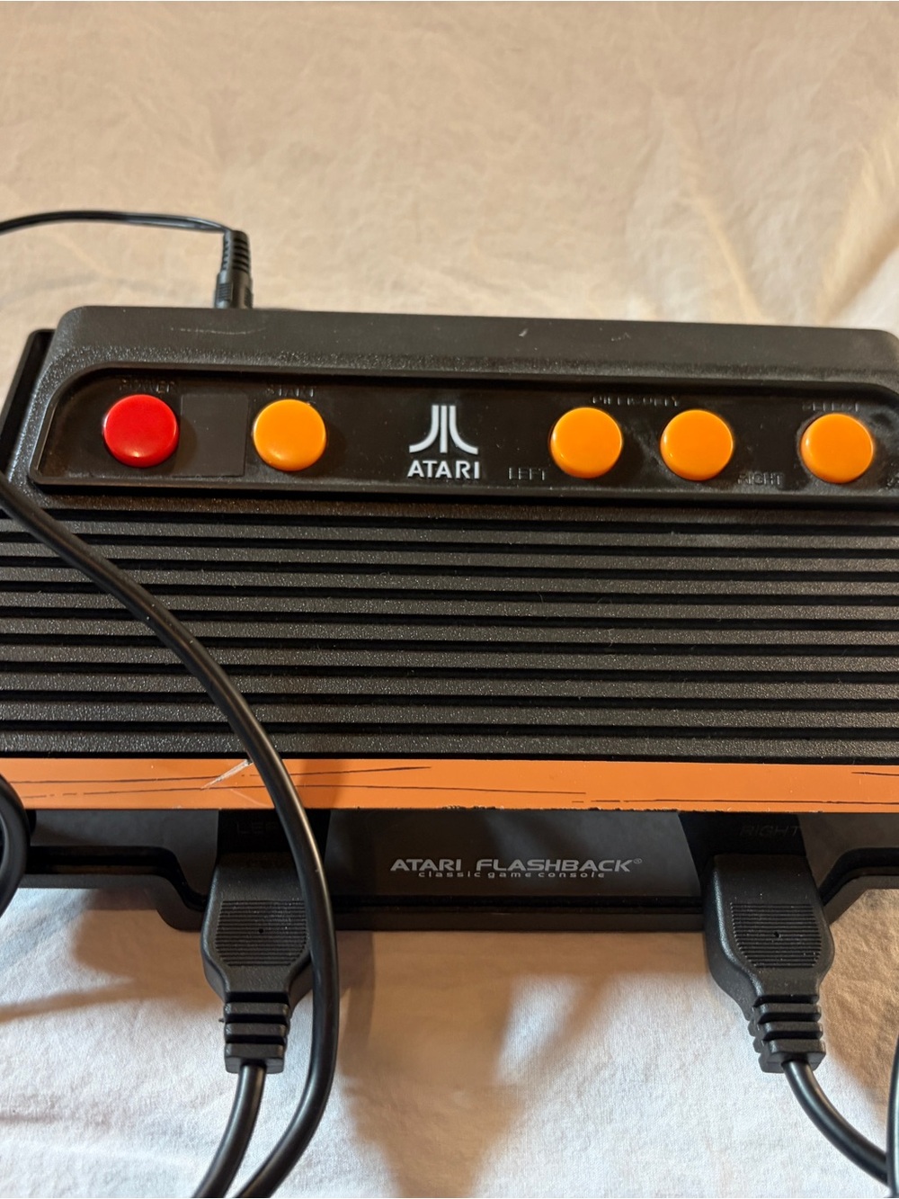 Atari Flashback Classic Console - Black with Orange and Red Buttons